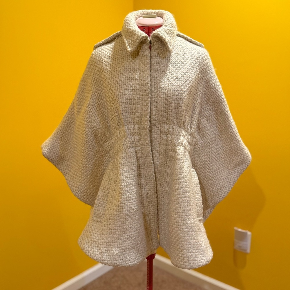 Green with Envy cape with side closures.